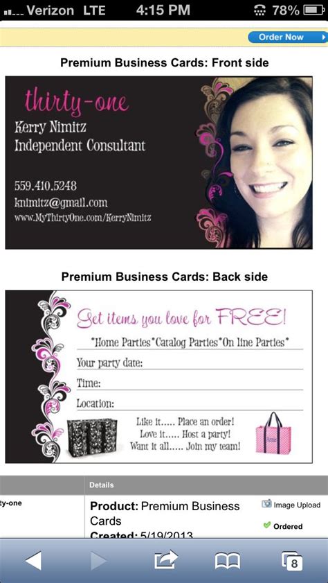 Available in 70lb sticker paper or 4 mil vinyl with multiple sizes and shapes to choose from. Thirty one consultant business card through vista print ...