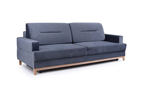 Sofa kanapa rozkładana LUIS tkanina welurowa oficjalne