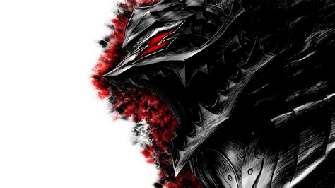 Black And Red Monster Illustration Berserk Guts Anime Kentaro Miura