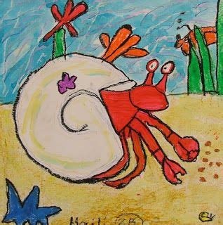 Art projects for kids and the whole family! A House for Hermit | Crab art