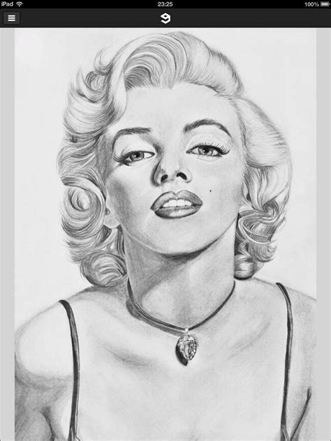 Marilyn Monroe Pencil Drawing At Explore