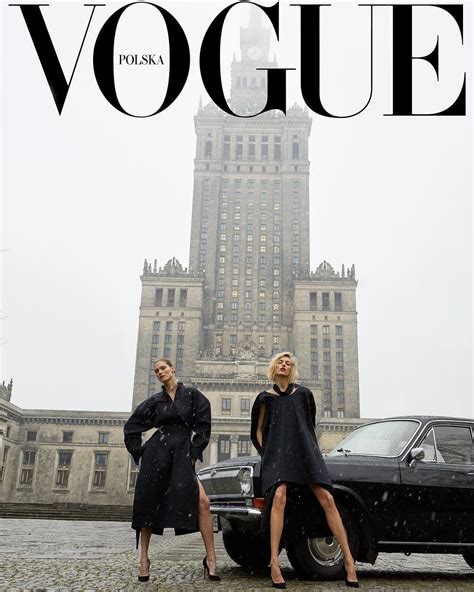 Malgosia Bela And Anja Rubik By Juergen Teller Vogue Poland March 2018