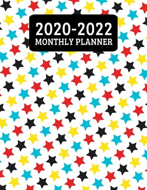 2020 2022 Monthly Planner 3 Year Planner 36 Month Calendar Planner