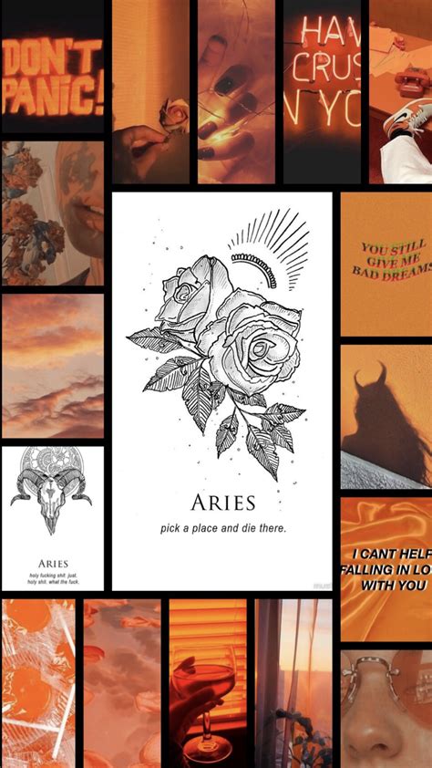 Aries Aesthetic Wallpaper Aries Zodiac Facts Aries Astrology Aries