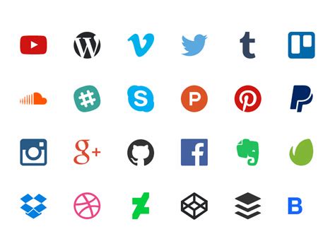 30 Free Social Media Icon Collections
