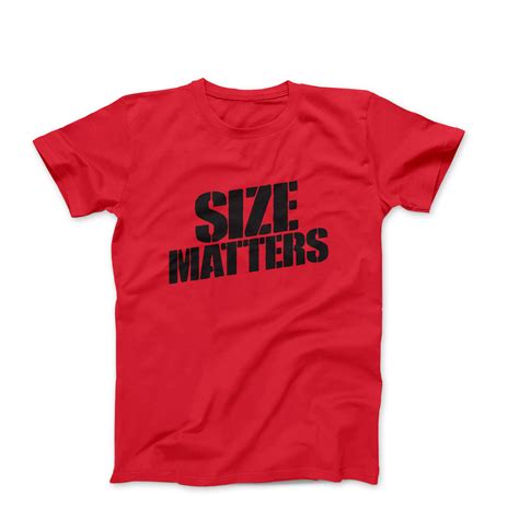 Size Matters T Shirt Gym Shirt Cool T Shirts Graphic Tees Etsy