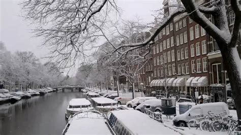 Snow In Amsterdam Youtube