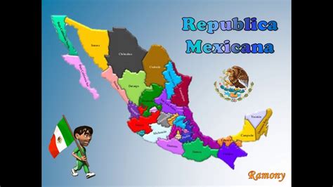 25 Nuevo Estados De La Republica Mexicana Mapa