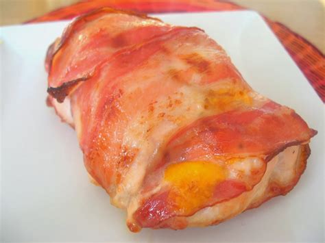 De Cabeza En La Cocina Pechuga De Pollo Al Horno Con Queso Pimiento Y Bacon
