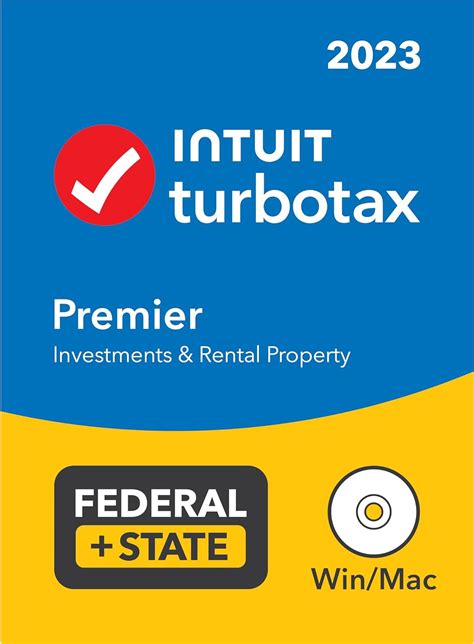 Amazon Com TurboTax Premier 2023 Tax Software Federal State Tax