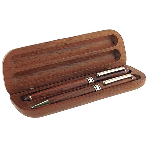 Gc P63c Double Wooden Pen T Box