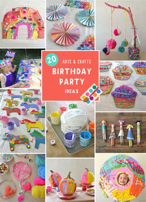 Arts And Crafts Birthday Party For Kids My 20 Best Ideas Artbar
