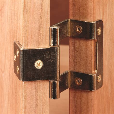 Highpoint Brass Plated Pair 270° Non Mortise Hinge Bright Brass Pair