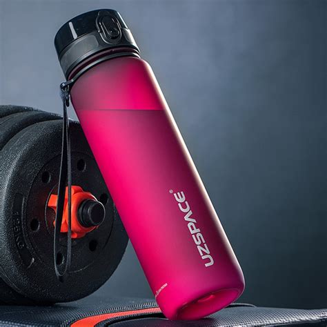 Hot Sports Water Bottle 500ml 1000ml Protein Shaker Outdoor Travel