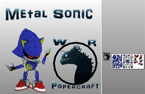 Metal Sonic Papercraft Wrpapercrafts