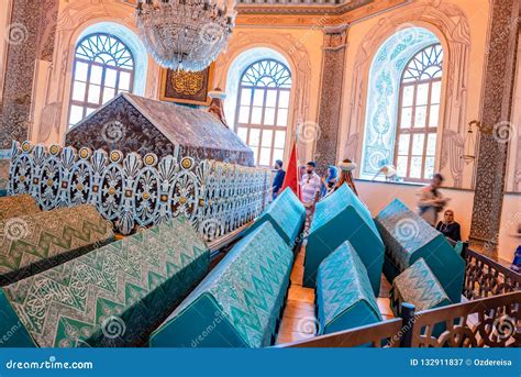 Osman Gazi Tomb Mausoleum In Bursa Turkey Editorial Photography