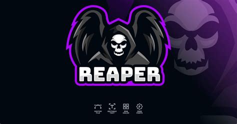 Reaper E Sport Logo Design By Alonkelakon On Envato Elements