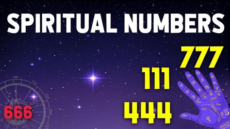 Spiritual Numbers Youtube