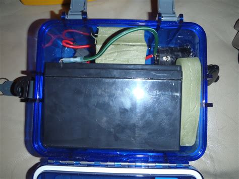 Simple and clean install that fits perfectly in your kayak or small boat. DIY Battery Box