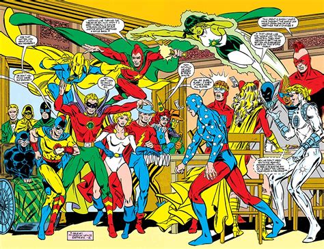 Post Crisis Justice Society And Infinity Inc By Todd Mcfarlane And Tony