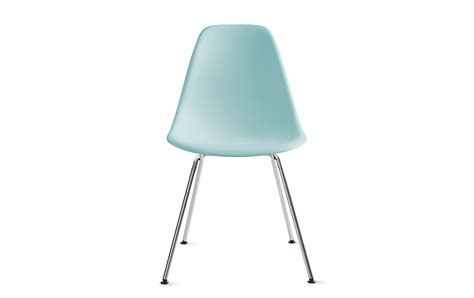 The most common molded plastic chair material is plastic. Eames Molded Plastic Side Chair 4-Leg Base - Herman Miller