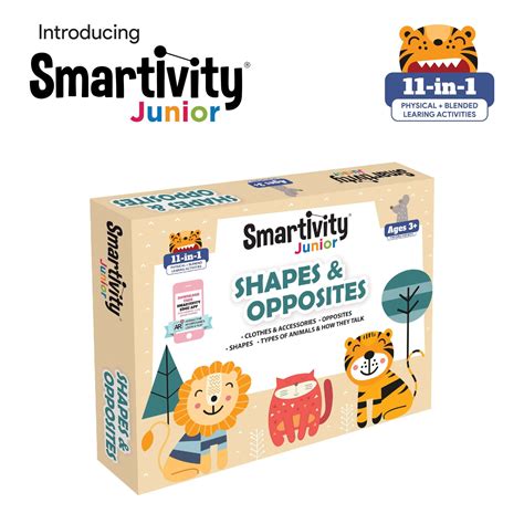 Buy Smartivity Junior Shapes and Opposites| Shapes and Opposites Games For Preschooler ...