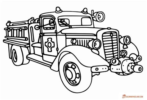 See the page supported browsers. Fire Truck Coloring Pages - Free Printable Pictures in HD