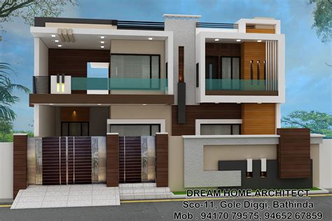 Sirsa House Front Wall Design Exterior Wall Design House Outer Design