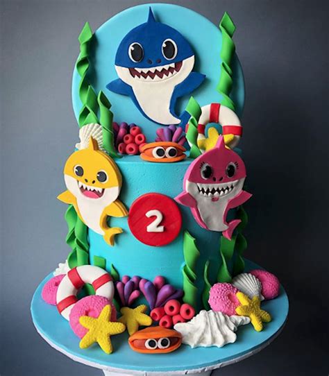 Baby Shark Girl Cake
