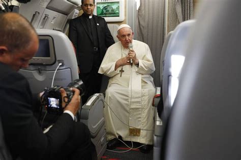 On Plane Pope Francis Discusses ‘cultural Genocide ’ Contraception And German Synod America