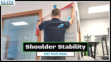 Rnt Wall Slide Shoulder Stability Exercise Youtube