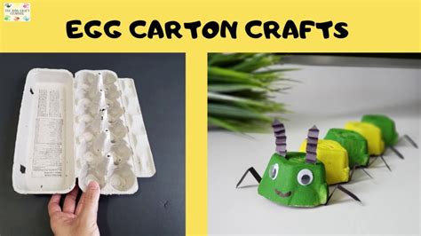 5 Easy Diy Egg Carton Recycle Projects For Kids Youtube