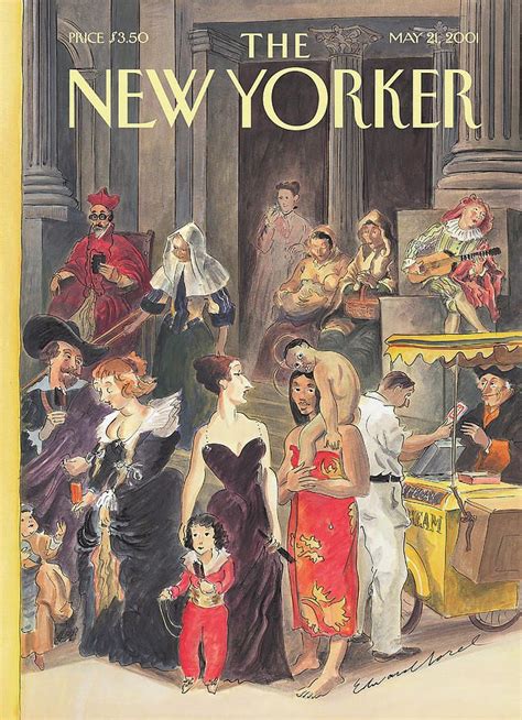 Monday At The Met Painting by Edward Sorel | New yorker covers, Cover