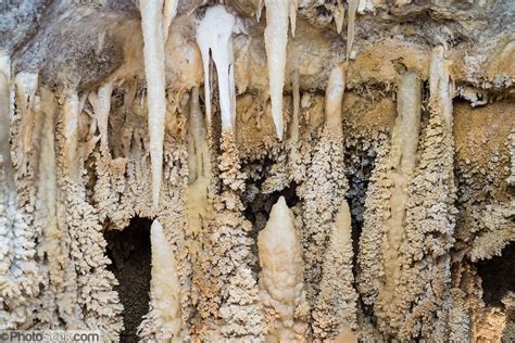 Stalactites And Stalagmites In Caverns Of Sonora Sutton County Texas