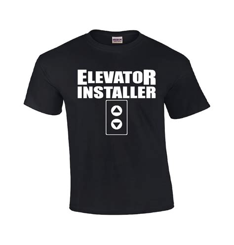 Elevator Installer Elevator Mechanic T Shirt Elevator Etsy