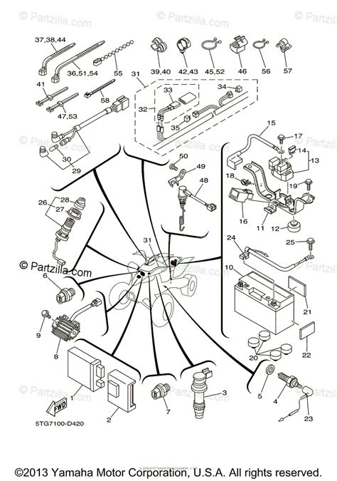 English and french service manual and wiring diagrams, for atv yamaha yfz450manuel de réparation et schemas electriques en français, pour atv yamaha yfz450p. Yfz450r Wiring Diagram - Wiring Diagram Schemas