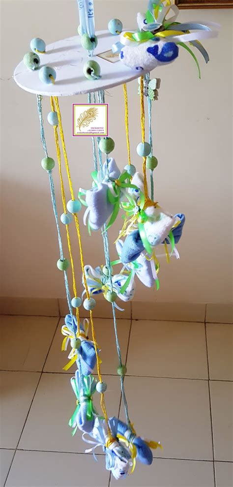 Vrenchanted Color Craft And More Handmade Baby Boy Mobile Using