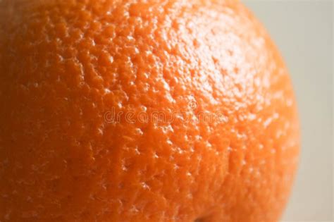 Macro Photography Of The Skin Of A Fresh Orange Daytime Lighting Stock