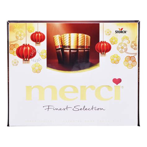 Merci Finest Selection European Chocolate Dark Assorted Brown