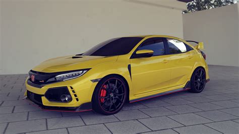It Looks Good In Yellow 2016 Honda Civic Forum 10th Gen Type R