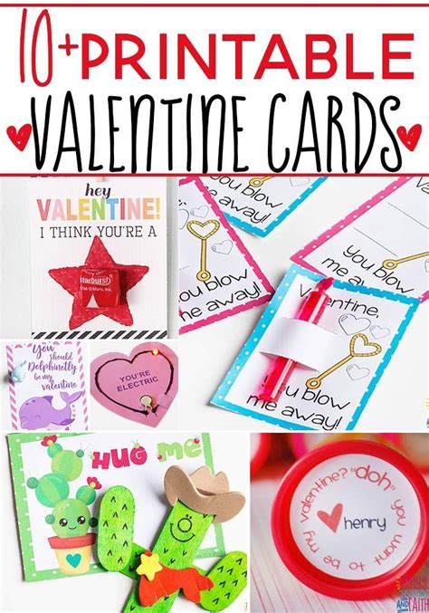 10 Free Printable Valentine Cards Your Kids Will Love Lots Of Non
