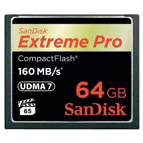 Tarjeta De Memoria Compact Flash Sandisk Extreme Pro 64gb Sdcfxps 064g