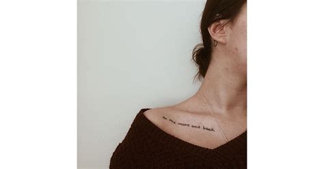 to the moon and back collarbone quote tattoos popsugar love and sex photo 24