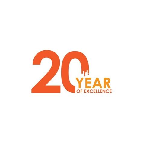 20 Years Clipart Transparent Png Hd 20 Year Of Excellence Vector