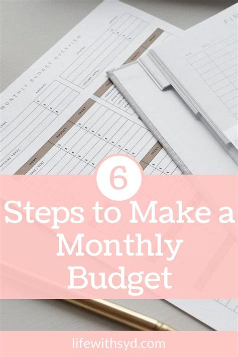 How To Make A Monthly Budget Step By Step Guide For Beginners Life