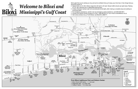 Map Of Biloxi Mississippi Streets And Neighborhoods
