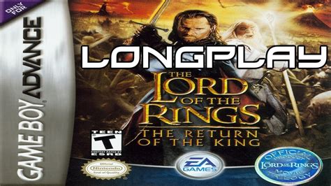 The Lord Of The Rings The Return Of The King Longplay GBA YouTube