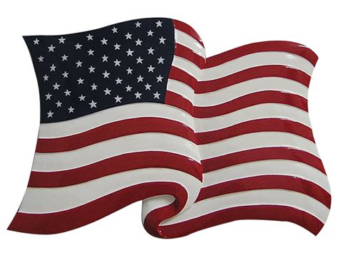 Stars And Stripes Flag Plaque