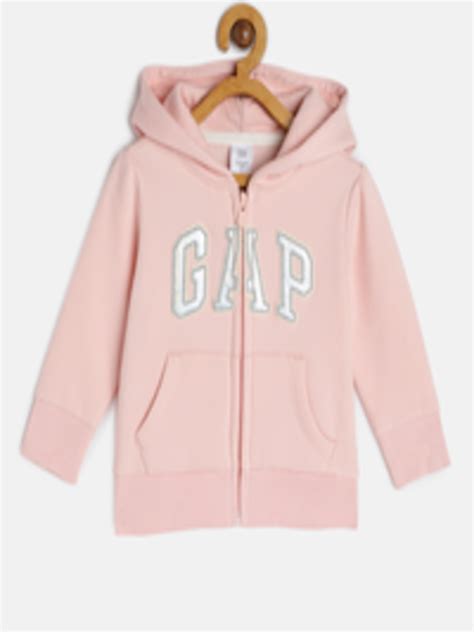 Buy Gap Girls Pink Solid Hooded Sweatshirt Sweatshirts For Girls
