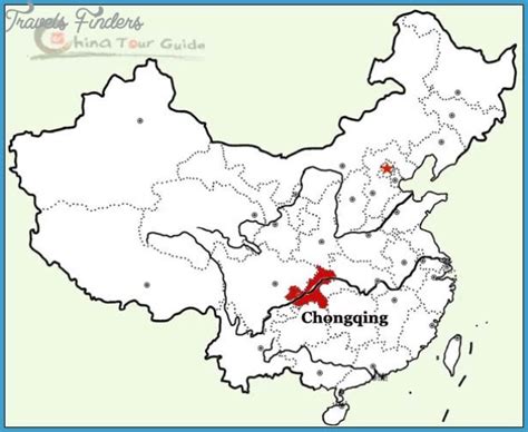 Chongqing Map Travelsfinderscom